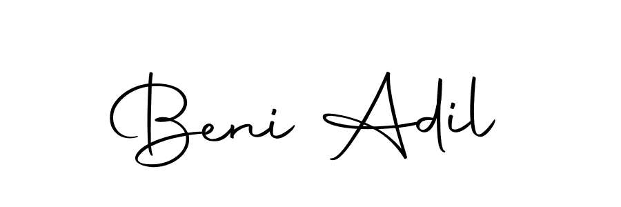 Make a short Beni Adil signature style. Manage your documents anywhere anytime using Autography-DOLnW. Create and add eSignatures, submit forms, share and send files easily. Beni Adil signature style 10 images and pictures png