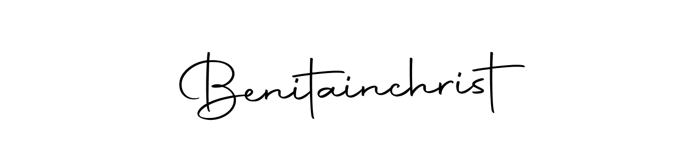 Make a beautiful signature design for name Benitainchrist. Use this online signature maker to create a handwritten signature for free. Benitainchrist signature style 10 images and pictures png