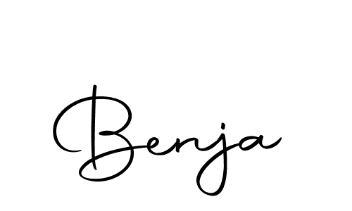 You should practise on your own different ways (Autography-DOLnW) to write your name (Benja) in signature. don't let someone else do it for you. Benja signature style 10 images and pictures png