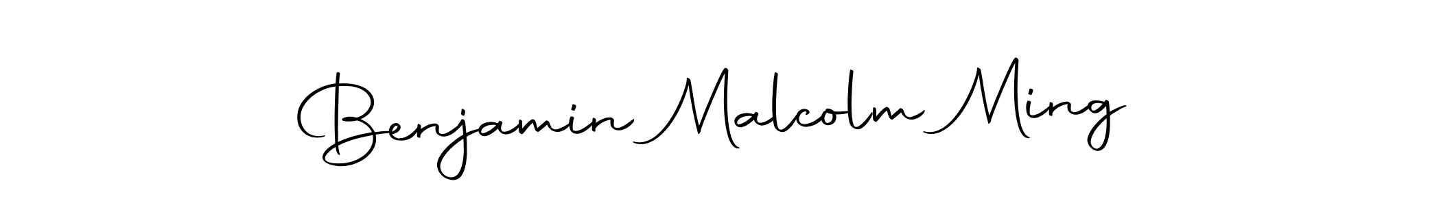 Make a short Benjamin Malcolm Ming signature style. Manage your documents anywhere anytime using Autography-DOLnW. Create and add eSignatures, submit forms, share and send files easily. Benjamin Malcolm Ming signature style 10 images and pictures png