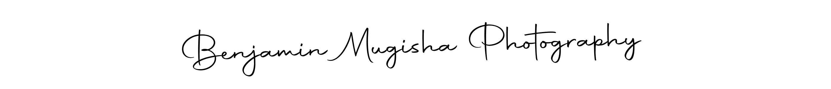 Create a beautiful signature design for name Benjamin Mugisha Photography. With this signature (Autography-DOLnW) fonts, you can make a handwritten signature for free. Benjamin Mugisha Photography signature style 10 images and pictures png