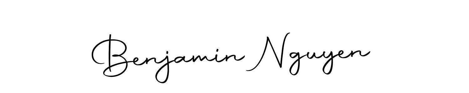 Design your own signature with our free online signature maker. With this signature software, you can create a handwritten (Autography-DOLnW) signature for name Benjamin Nguyen. Benjamin Nguyen signature style 10 images and pictures png