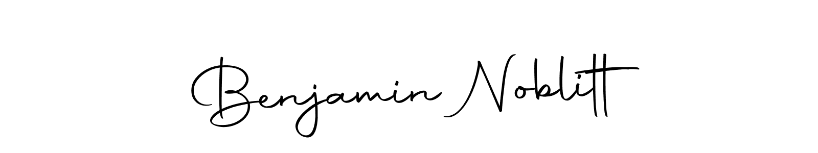 Create a beautiful signature design for name Benjamin Noblitt. With this signature (Autography-DOLnW) fonts, you can make a handwritten signature for free. Benjamin Noblitt signature style 10 images and pictures png