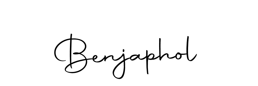 Make a beautiful signature design for name Benjaphol. Use this online signature maker to create a handwritten signature for free. Benjaphol signature style 10 images and pictures png