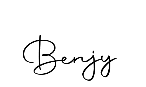 Benjy stylish signature style. Best Handwritten Sign (Autography-DOLnW) for my name. Handwritten Signature Collection Ideas for my name Benjy. Benjy signature style 10 images and pictures png