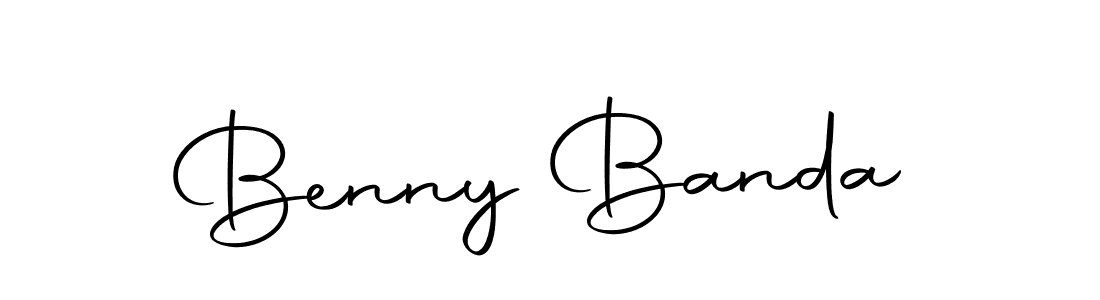 Benny Banda stylish signature style. Best Handwritten Sign (Autography-DOLnW) for my name. Handwritten Signature Collection Ideas for my name Benny Banda. Benny Banda signature style 10 images and pictures png