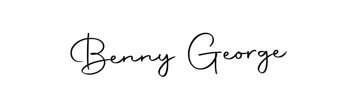 Use a signature maker to create a handwritten signature online. With this signature software, you can design (Autography-DOLnW) your own signature for name Benny George. Benny George signature style 10 images and pictures png