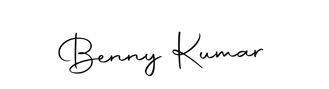 Create a beautiful signature design for name Benny Kumar. With this signature (Autography-DOLnW) fonts, you can make a handwritten signature for free. Benny Kumar signature style 10 images and pictures png