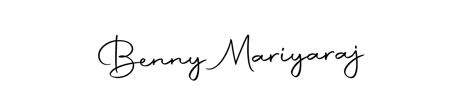 Design your own signature with our free online signature maker. With this signature software, you can create a handwritten (Autography-DOLnW) signature for name Benny Mariyaraj. Benny Mariyaraj signature style 10 images and pictures png