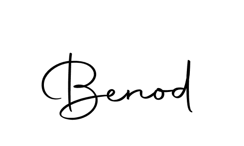 Design your own signature with our free online signature maker. With this signature software, you can create a handwritten (Autography-DOLnW) signature for name Benod. Benod signature style 10 images and pictures png