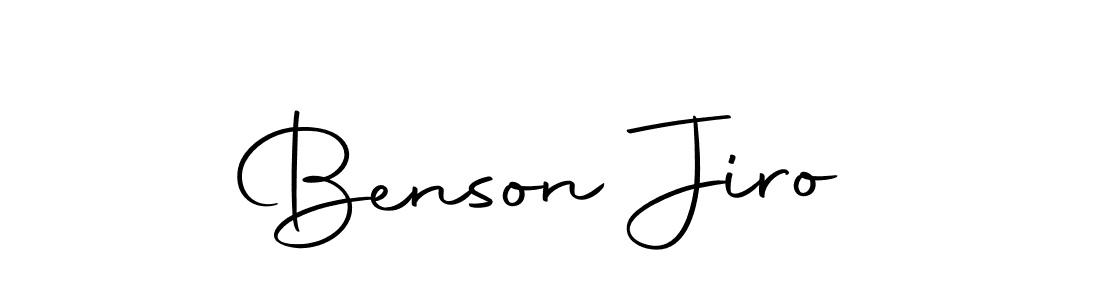 You should practise on your own different ways (Autography-DOLnW) to write your name (Benson Jiro) in signature. don't let someone else do it for you. Benson Jiro signature style 10 images and pictures png
