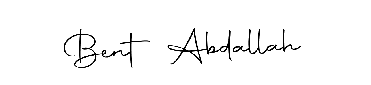 if you are searching for the best signature style for your name Bent Abdallah. so please give up your signature search. here we have designed multiple signature styles  using Autography-DOLnW. Bent Abdallah signature style 10 images and pictures png