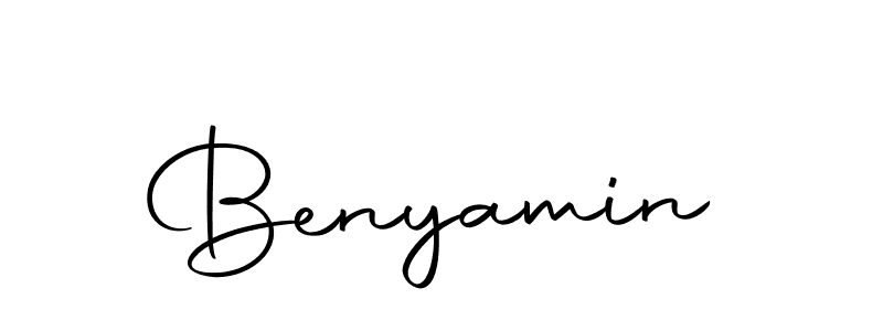 Design your own signature with our free online signature maker. With this signature software, you can create a handwritten (Autography-DOLnW) signature for name Benyamin. Benyamin signature style 10 images and pictures png