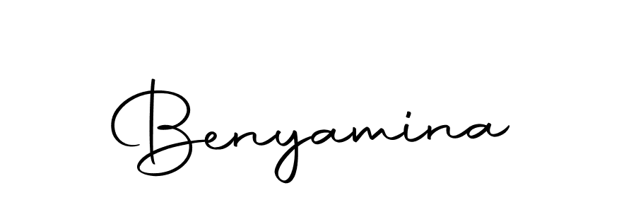 Design your own signature with our free online signature maker. With this signature software, you can create a handwritten (Autography-DOLnW) signature for name Benyamina. Benyamina signature style 10 images and pictures png
