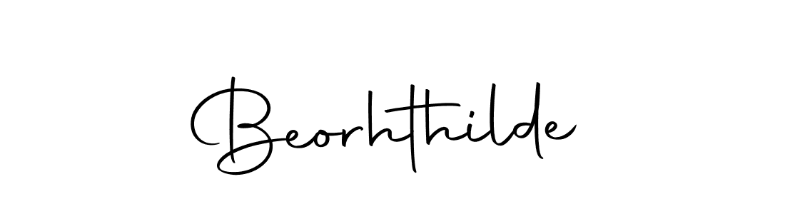 Make a beautiful signature design for name Beorhthilde. With this signature (Autography-DOLnW) style, you can create a handwritten signature for free. Beorhthilde signature style 10 images and pictures png