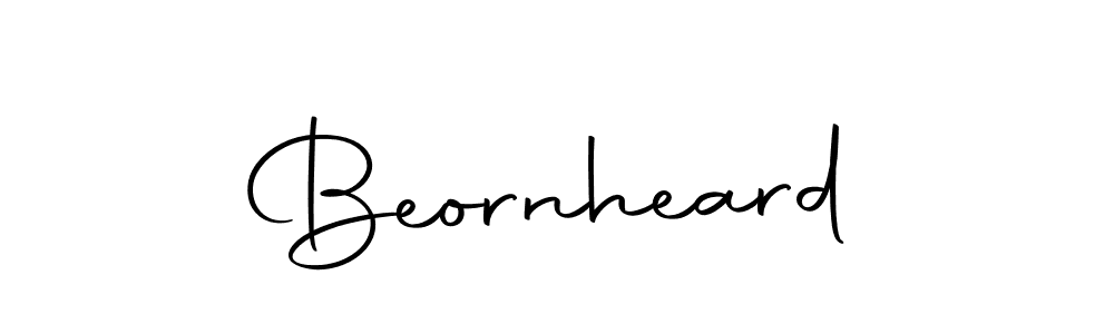 Create a beautiful signature design for name Beornheard. With this signature (Autography-DOLnW) fonts, you can make a handwritten signature for free. Beornheard signature style 10 images and pictures png