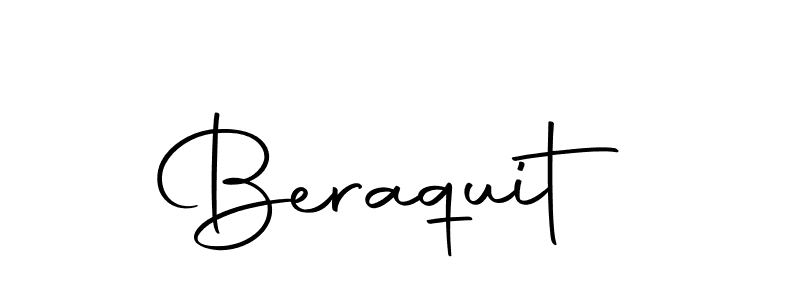 Design your own signature with our free online signature maker. With this signature software, you can create a handwritten (Autography-DOLnW) signature for name Beraquit. Beraquit signature style 10 images and pictures png