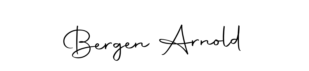 You should practise on your own different ways (Autography-DOLnW) to write your name (Bergen Arnold) in signature. don't let someone else do it for you. Bergen Arnold signature style 10 images and pictures png