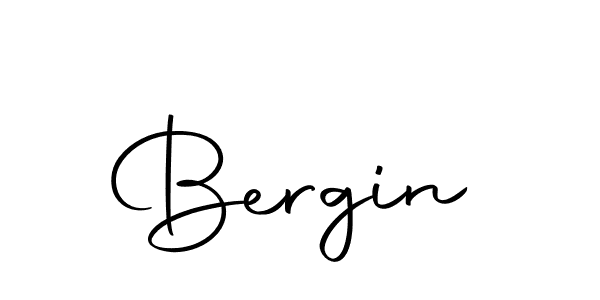 Create a beautiful signature design for name Bergin. With this signature (Autography-DOLnW) fonts, you can make a handwritten signature for free. Bergin signature style 10 images and pictures png