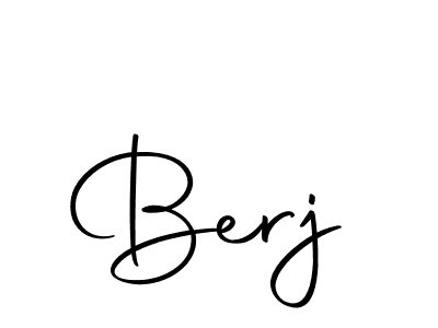 You should practise on your own different ways (Autography-DOLnW) to write your name (Berj) in signature. don't let someone else do it for you. Berj signature style 10 images and pictures png