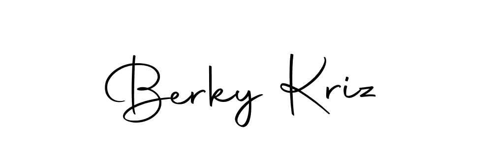 Similarly Autography-DOLnW is the best handwritten signature design. Signature creator online .You can use it as an online autograph creator for name Berky Kriz. Berky Kriz signature style 10 images and pictures png