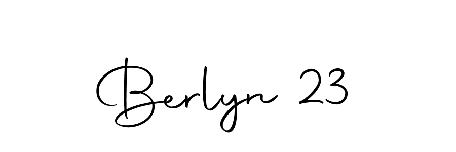 Make a short Berlyn 23 signature style. Manage your documents anywhere anytime using Autography-DOLnW. Create and add eSignatures, submit forms, share and send files easily. Berlyn 23 signature style 10 images and pictures png