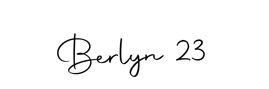How to make Berlyn 23 name signature. Use Autography-DOLnW style for creating short signs online. This is the latest handwritten sign. Berlyn 23 signature style 10 images and pictures png