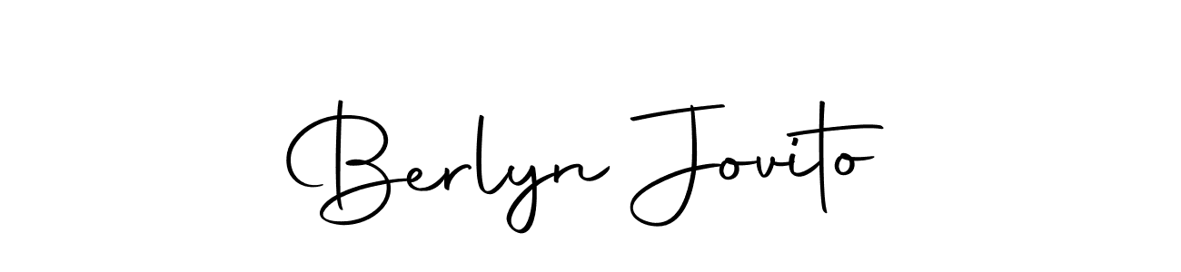 Design your own signature with our free online signature maker. With this signature software, you can create a handwritten (Autography-DOLnW) signature for name Berlyn Jovito. Berlyn Jovito signature style 10 images and pictures png