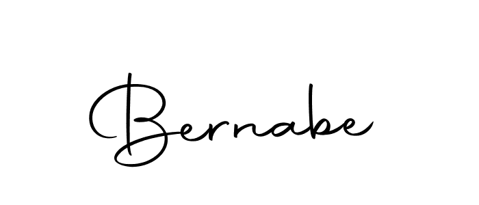 Design your own signature with our free online signature maker. With this signature software, you can create a handwritten (Autography-DOLnW) signature for name Bernabe. Bernabe signature style 10 images and pictures png