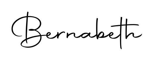 Try this chic Bernabeth handwritten sign style. Using Autography-DOLnW font elements, it gives your name a sleek, memorable identity. Bernabeth signature style 10 images and pictures png