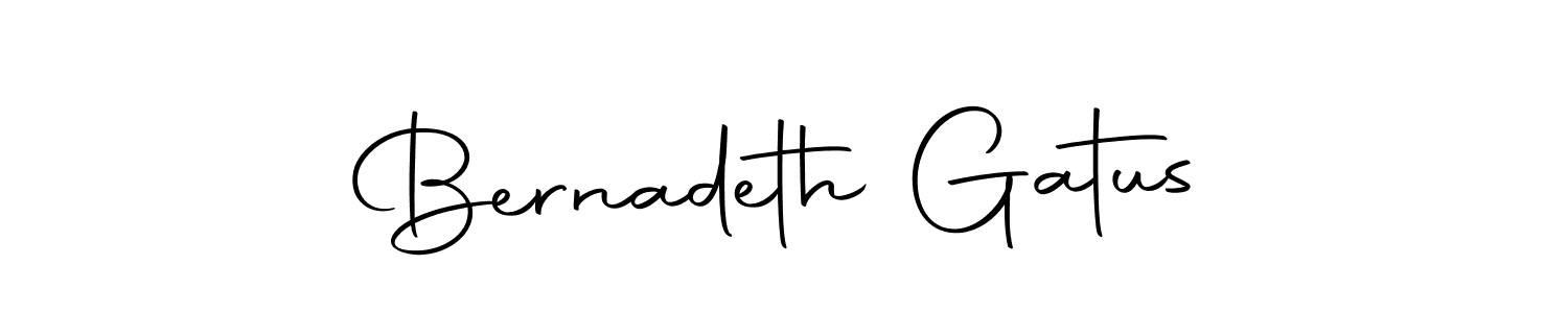 Bernadeth Gatus stylish signature style. Best Handwritten Sign (Autography-DOLnW) for my name. Handwritten Signature Collection Ideas for my name Bernadeth Gatus. Bernadeth Gatus signature style 10 images and pictures png