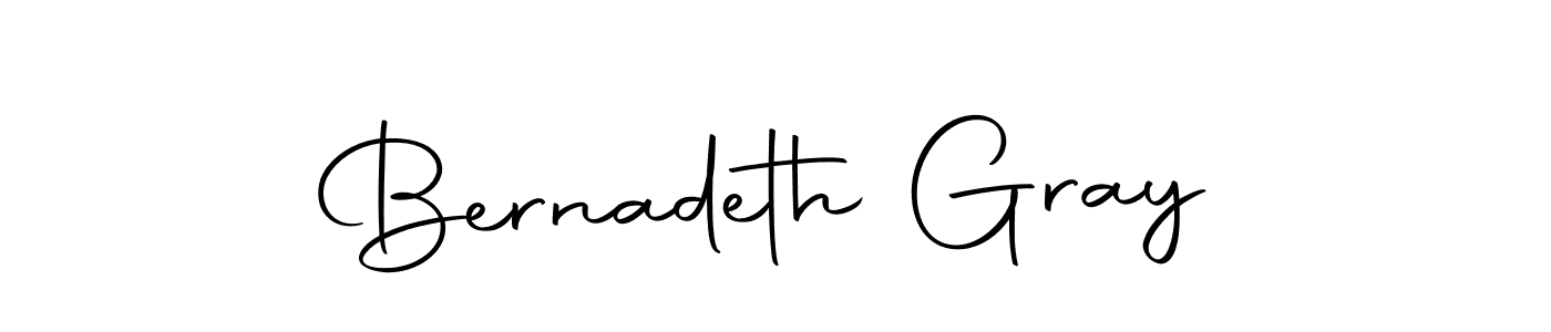 Make a beautiful signature design for name Bernadeth Gray. With this signature (Autography-DOLnW) style, you can create a handwritten signature for free. Bernadeth Gray signature style 10 images and pictures png