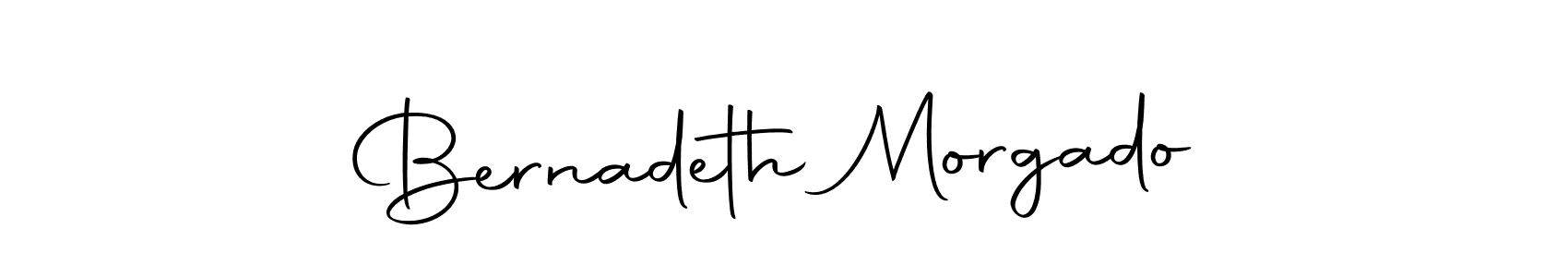 Create a beautiful signature design for name Bernadeth Morgado. With this signature (Autography-DOLnW) fonts, you can make a handwritten signature for free. Bernadeth Morgado signature style 10 images and pictures png