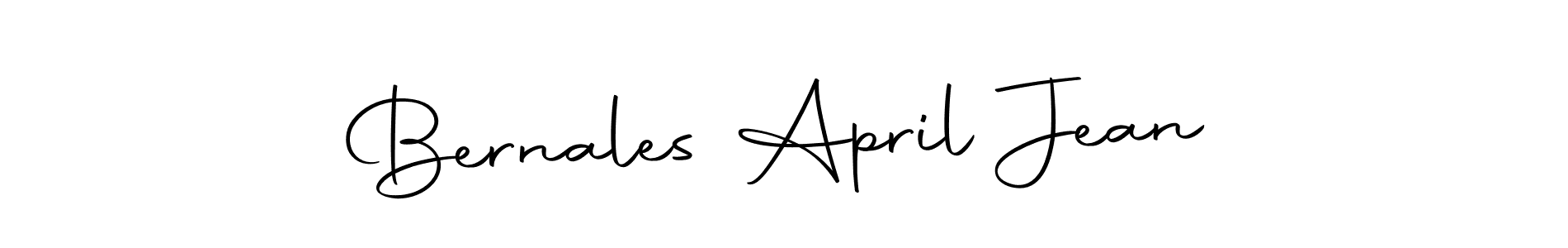 if you are searching for the best signature style for your name Bernales April Jean. so please give up your signature search. here we have designed multiple signature styles  using Autography-DOLnW. Bernales April Jean signature style 10 images and pictures png