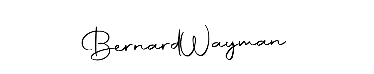 This is the best signature style for the Bernard  Wayman name. Also you like these signature font (Autography-DOLnW). Mix name signature. Bernard  Wayman signature style 10 images and pictures png