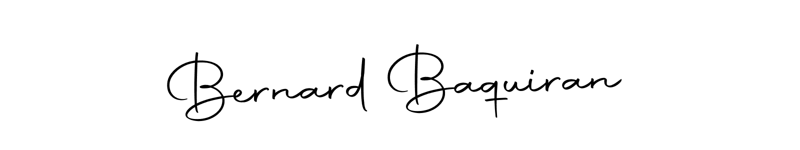Design your own signature with our free online signature maker. With this signature software, you can create a handwritten (Autography-DOLnW) signature for name Bernard Baquiran. Bernard Baquiran signature style 10 images and pictures png