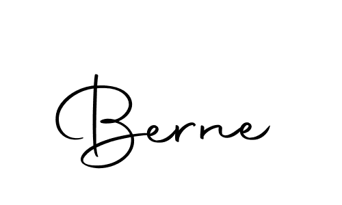 The best way (Autography-DOLnW) to make a short signature is to pick only two or three words in your name. The name Berne include a total of six letters. For converting this name. Berne signature style 10 images and pictures png
