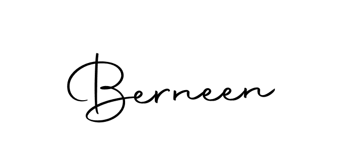 Design your own signature with our free online signature maker. With this signature software, you can create a handwritten (Autography-DOLnW) signature for name Berneen. Berneen signature style 10 images and pictures png