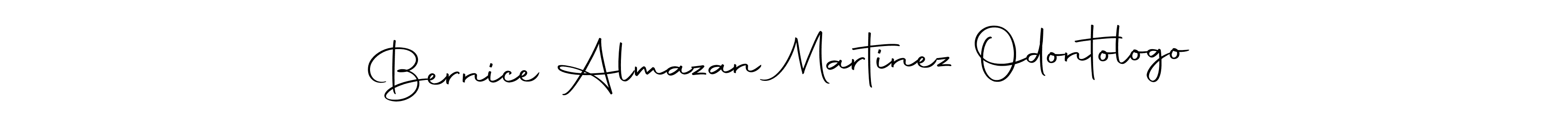 Also we have Bernice Almazan Martinez Odontologo name is the best signature style. Create professional handwritten signature collection using Autography-DOLnW autograph style. Bernice Almazan Martinez Odontologo signature style 10 images and pictures png