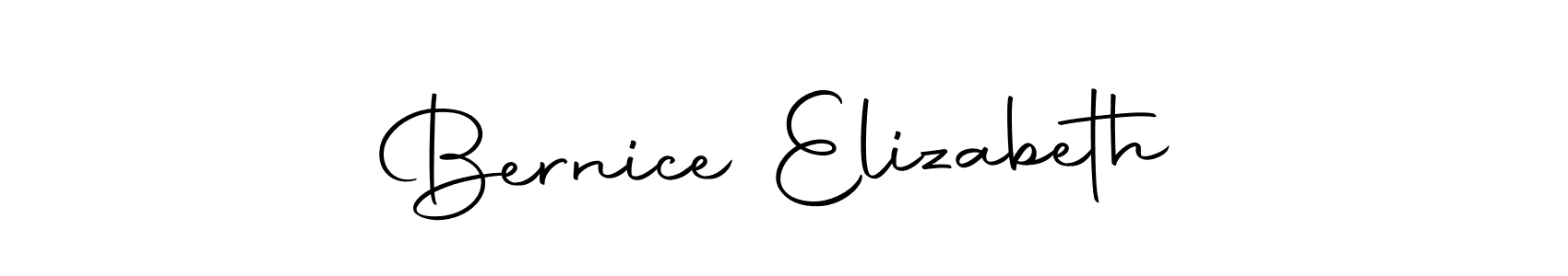 Bernice Elizabeth stylish signature style. Best Handwritten Sign (Autography-DOLnW) for my name. Handwritten Signature Collection Ideas for my name Bernice Elizabeth. Bernice Elizabeth signature style 10 images and pictures png