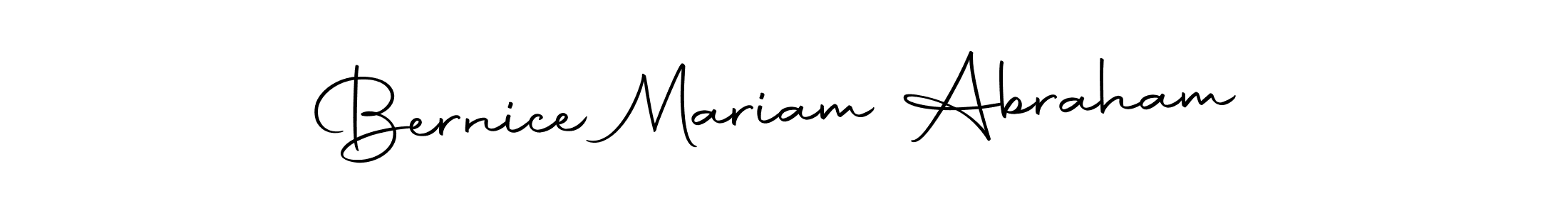 How to make Bernice Mariam Abraham signature? Autography-DOLnW is a professional autograph style. Create handwritten signature for Bernice Mariam Abraham name. Bernice Mariam Abraham signature style 10 images and pictures png