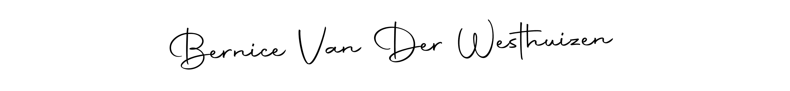 Bernice Van Der Westhuizen stylish signature style. Best Handwritten Sign (Autography-DOLnW) for my name. Handwritten Signature Collection Ideas for my name Bernice Van Der Westhuizen. Bernice Van Der Westhuizen signature style 10 images and pictures png