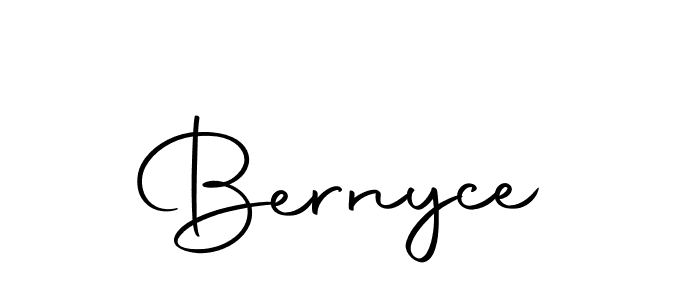 Use a signature maker to create a handwritten signature online. With this signature software, you can design (Autography-DOLnW) your own signature for name Bernyce. Bernyce signature style 10 images and pictures png