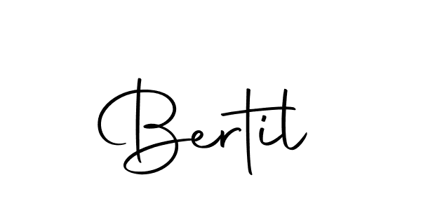 You should practise on your own different ways (Autography-DOLnW) to write your name (Bertil) in signature. don't let someone else do it for you. Bertil signature style 10 images and pictures png