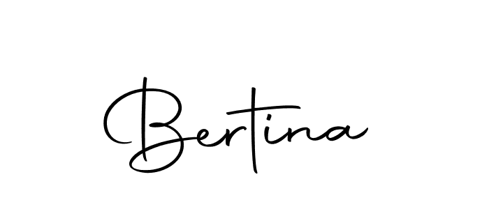 How to make Bertina signature? Autography-DOLnW is a professional autograph style. Create handwritten signature for Bertina name. Bertina signature style 10 images and pictures png