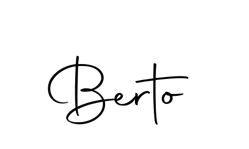 Make a beautiful signature design for name Berto. Use this online signature maker to create a handwritten signature for free. Berto signature style 10 images and pictures png