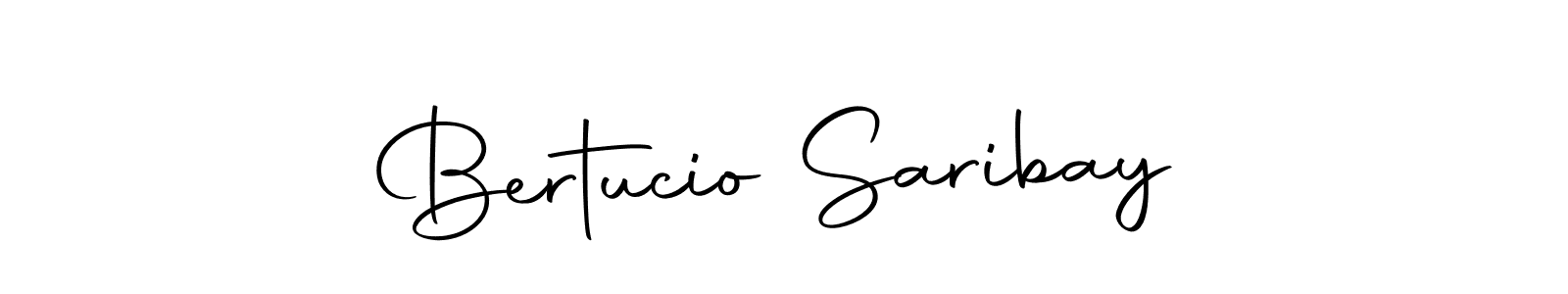 Make a beautiful signature design for name Bertucio Saribay. Use this online signature maker to create a handwritten signature for free. Bertucio Saribay signature style 10 images and pictures png
