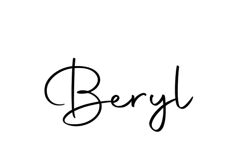 Create a beautiful signature design for name Beryl. With this signature (Autography-DOLnW) fonts, you can make a handwritten signature for free. Beryl signature style 10 images and pictures png