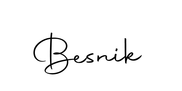 Use a signature maker to create a handwritten signature online. With this signature software, you can design (Autography-DOLnW) your own signature for name Besnik. Besnik signature style 10 images and pictures png