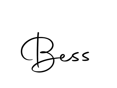 Create a beautiful signature design for name Bess. With this signature (Autography-DOLnW) fonts, you can make a handwritten signature for free. Bess signature style 10 images and pictures png